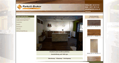 Desktop Screenshot of parkett-broker.de